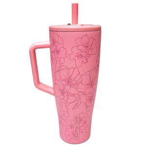 BruMate X Anthropologie 40 oz Era Straw Tumbler - Cherry Blossom